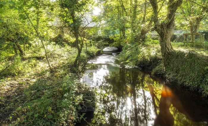 Penrhiw Priory Five Star Guest Accommodation, St Davids, Pembrokeshire. River Alun